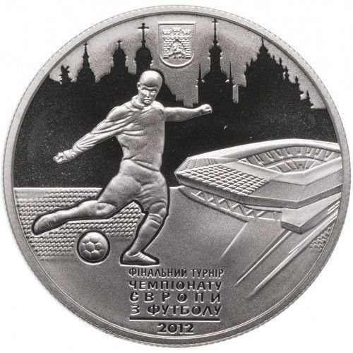 Монета Фінальний турнір чемпіонату Європи з футболу 2012. Місто Львів 5 грн. 312 фото